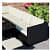 Tauras Black Wicker Patio Set With Table - rear_view
