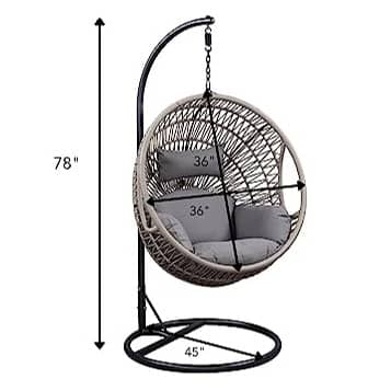 Tasmania Netted Rope Hanging Swing Chair