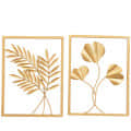Golden Leaf Metal Frame (Set Of 2) - front_view