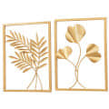 Golden Leaf Metal Frame (Set Of 2) - top_view