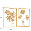 Golden Leaf Metal Frame (Set Of 2) - rear_view