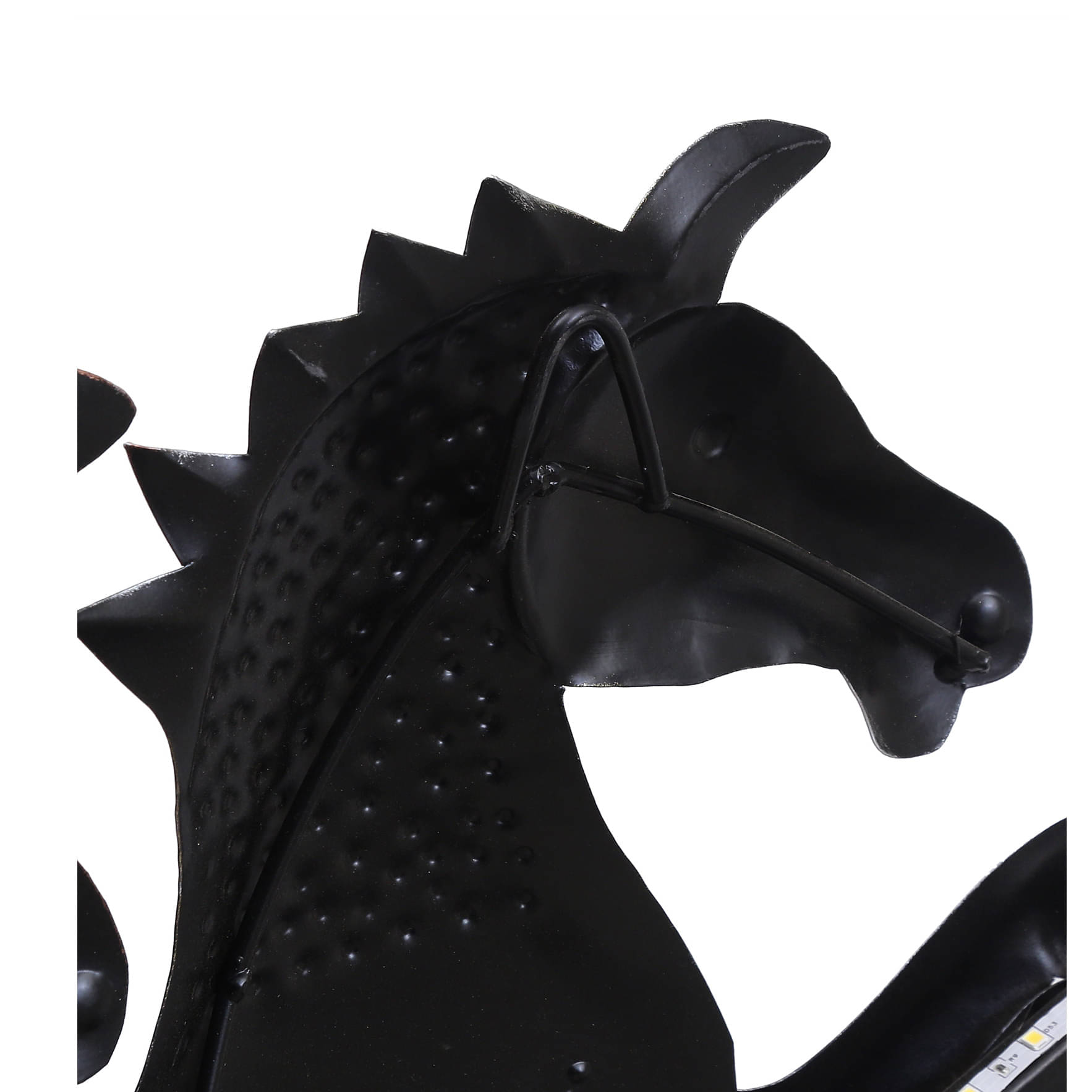 Running Seven Horse Sunrise Wall Hangings Metal Art