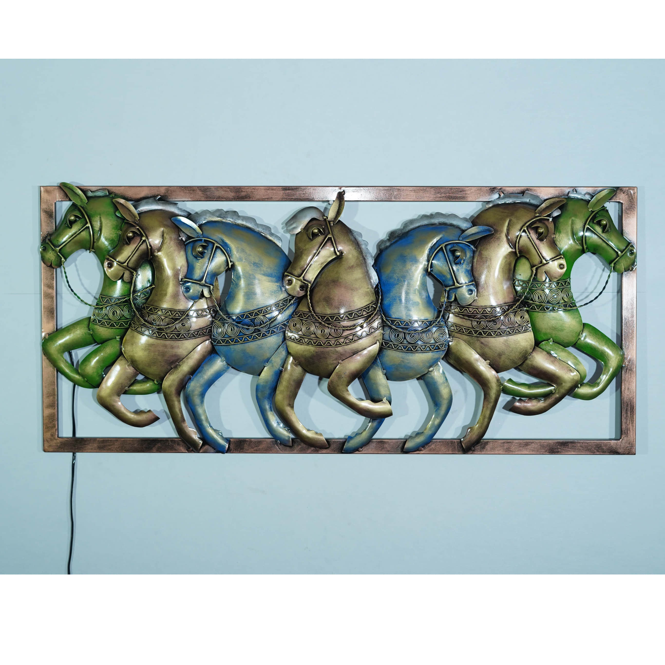 Horse Frame Wall Hanging - front_view