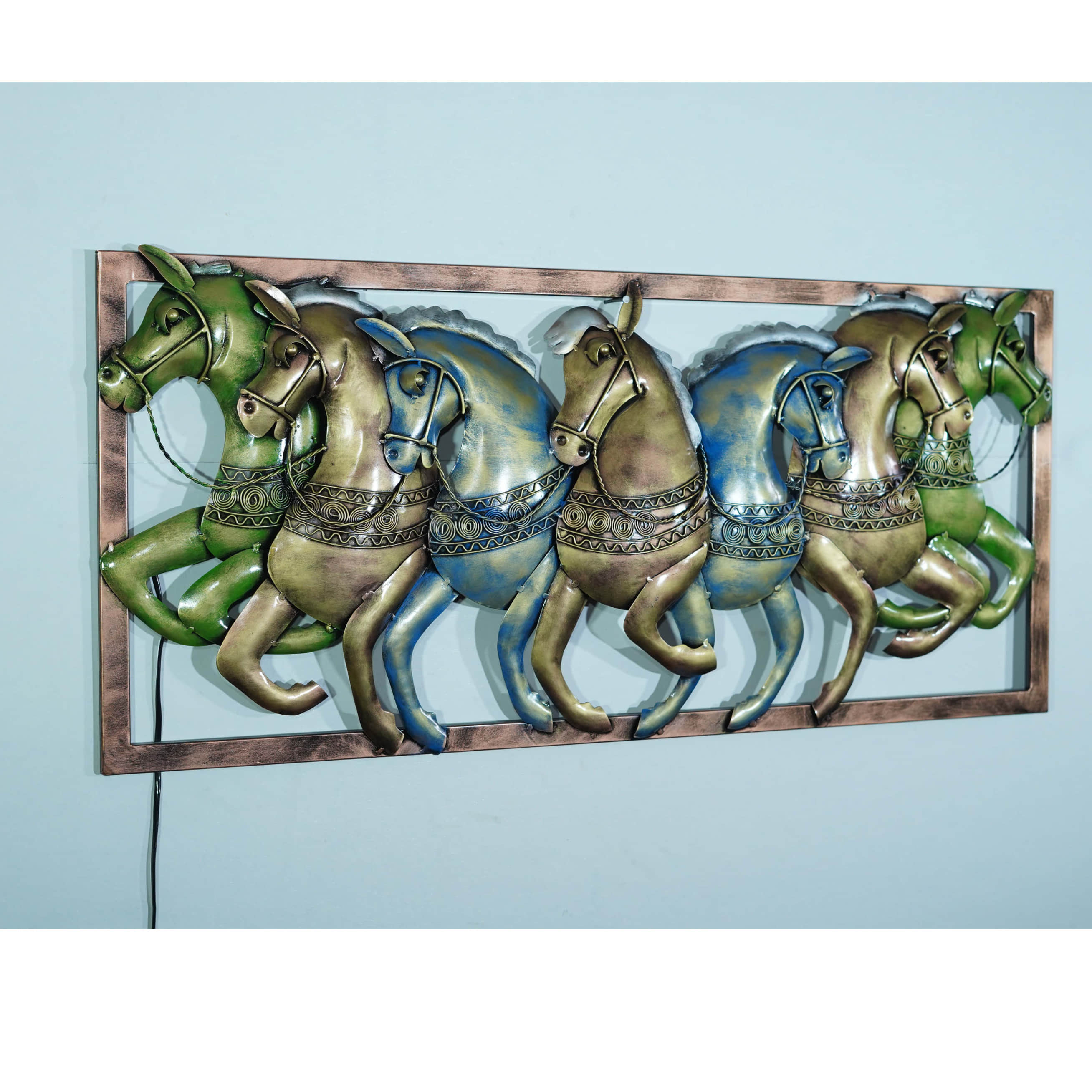 Horse Frame Wall Hanging - top_view