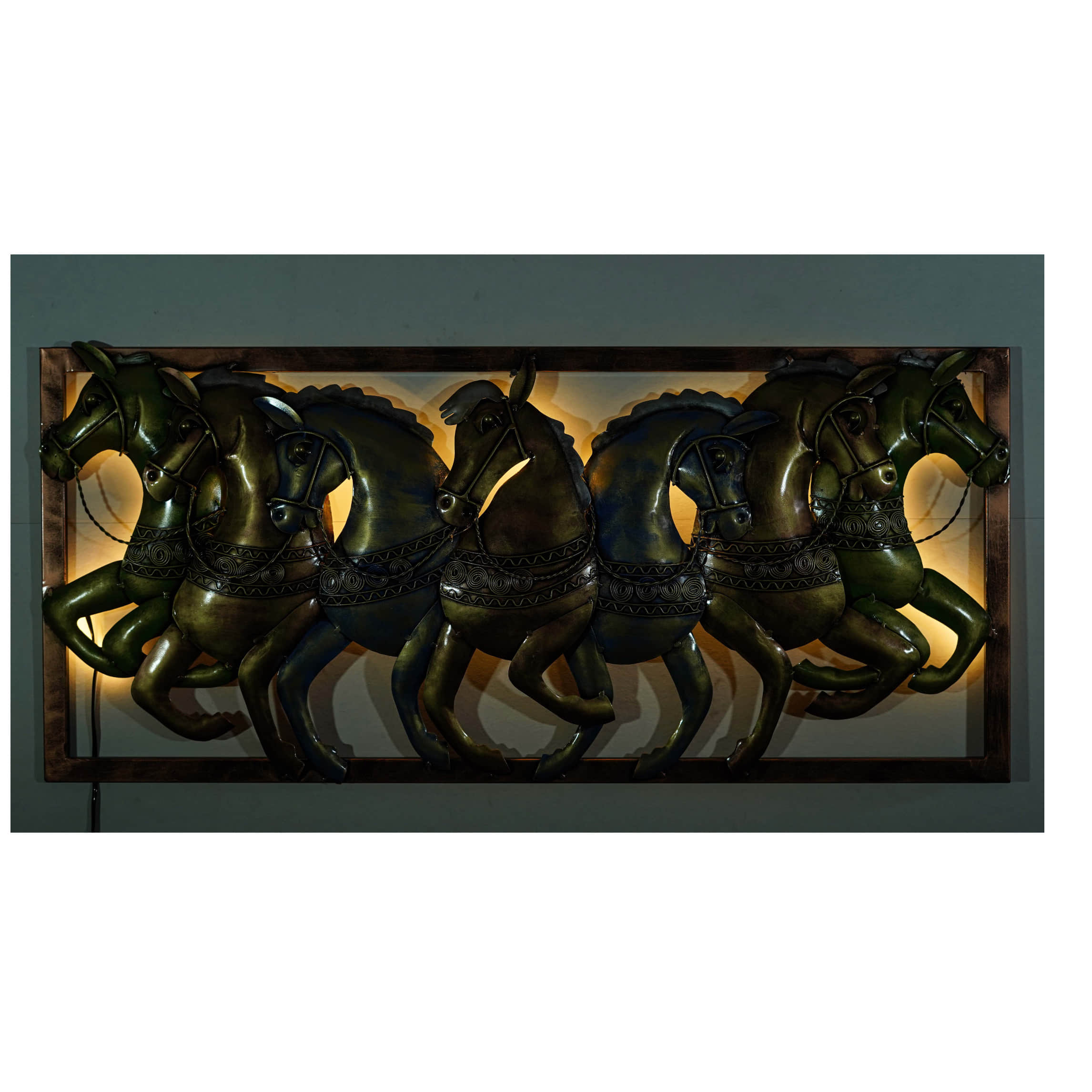 Horse Frame Wall Hanging - rear_view