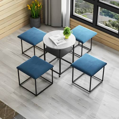 Zoetrope 5 in 1 Stackable Cube Dining Set