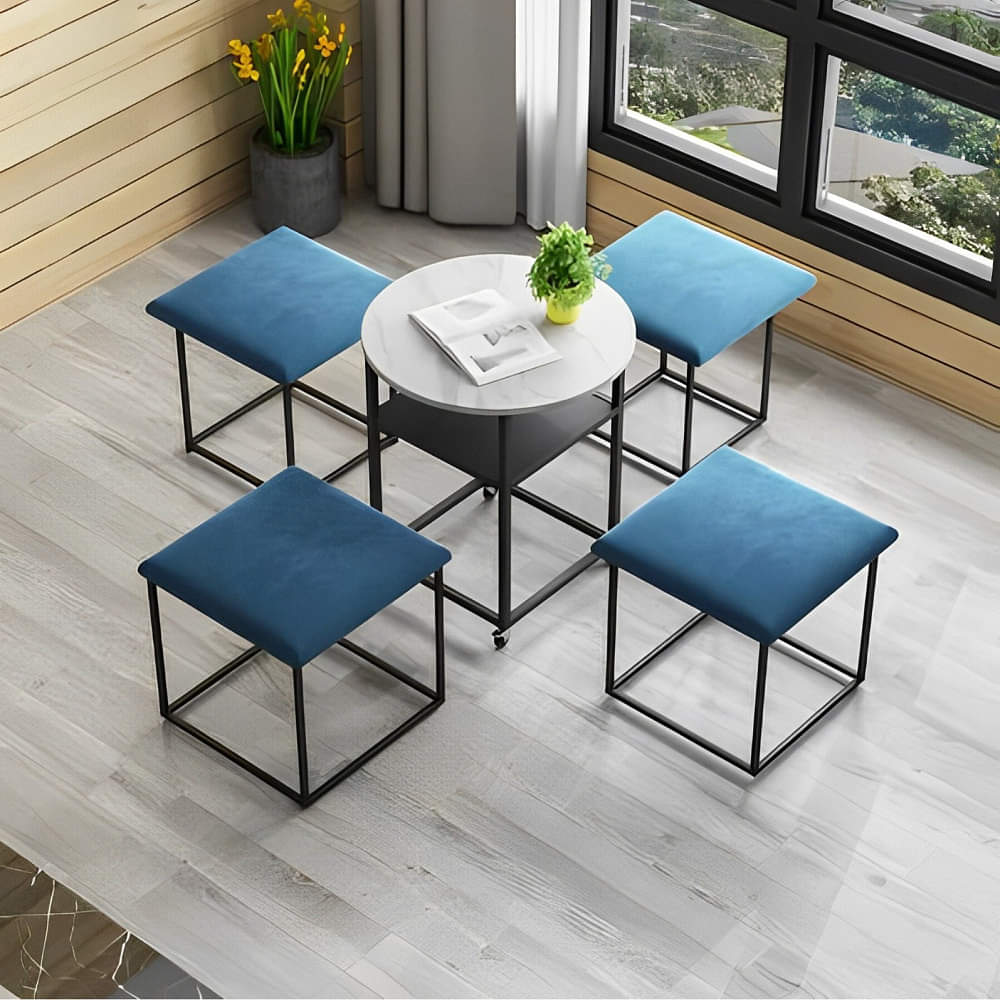 Zoetrope 5 in 1 Stackable Cube Dining Set - photo