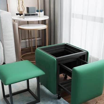 Zoetrope 5 in 1 Stackable Cube Dining Set - rear_view