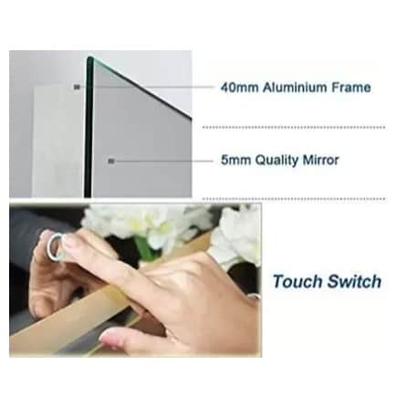 Ness Round LED Mirror - front_view
