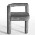 Oriel Modern Chair in Velvet - front_view