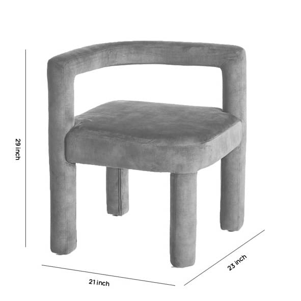 Oriel Modern Chair in Velvet