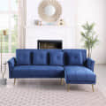 Argo LHS L Shape 5 Seater Velvet Sofa - photo