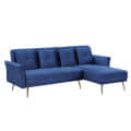 Argo LHS L Shape 5 Seater Velvet Sofa - top_view