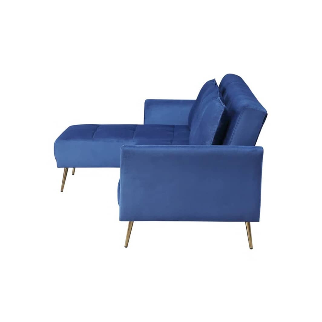 Argo RHS L Shape 5 Seater Velvet Sofa