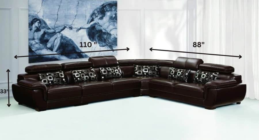 Yolo Leather King Size Sofa - left_view