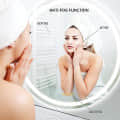 Round Bathroom LED Mirror with 3 Colored Lights (18*18 inch) - rear_view