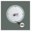 Ness Round Bathroom LED Mirror with 3 Colored Lights (18*18 inch) - front_view