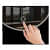 Ness Round Bathroom LED Mirror with 3 Colored Lights (18*18 inch) - top_view