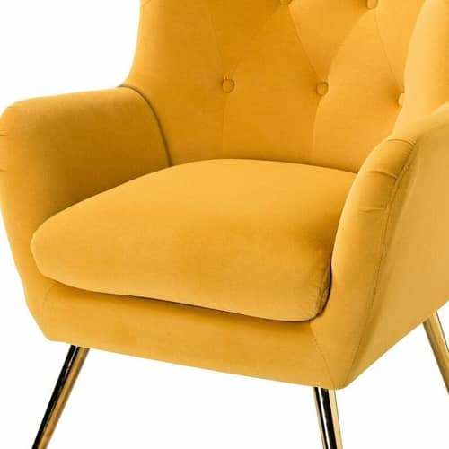 Tokyo Wing Chair In Yellow Color