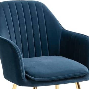 Berlin Velvet Modern Arm Chair