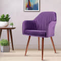 Swanson Plush Velvet Arm Chair - photo
