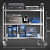 3 Shelf Bar Trolly - front_view