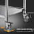 3 Shelf Bar Trolly - rear_view
