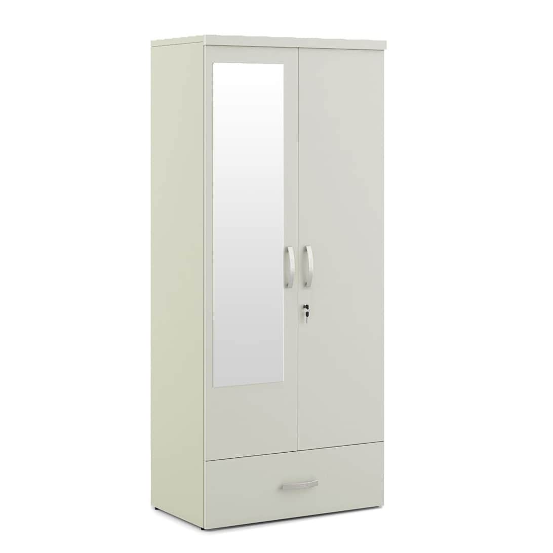 Raleigh Double Door Wardrobe In Engineered Wood - front_view