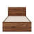 Crocus Single Size Engineered Wood Bed - front_view