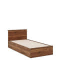Crocus Single Size Engineered Wood Bed - rear_view