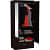 Sugi Double Door Wardrobe (Dark Brown) - front_view