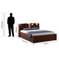 Copenhagen Queen Bed With Box Storage - top_view