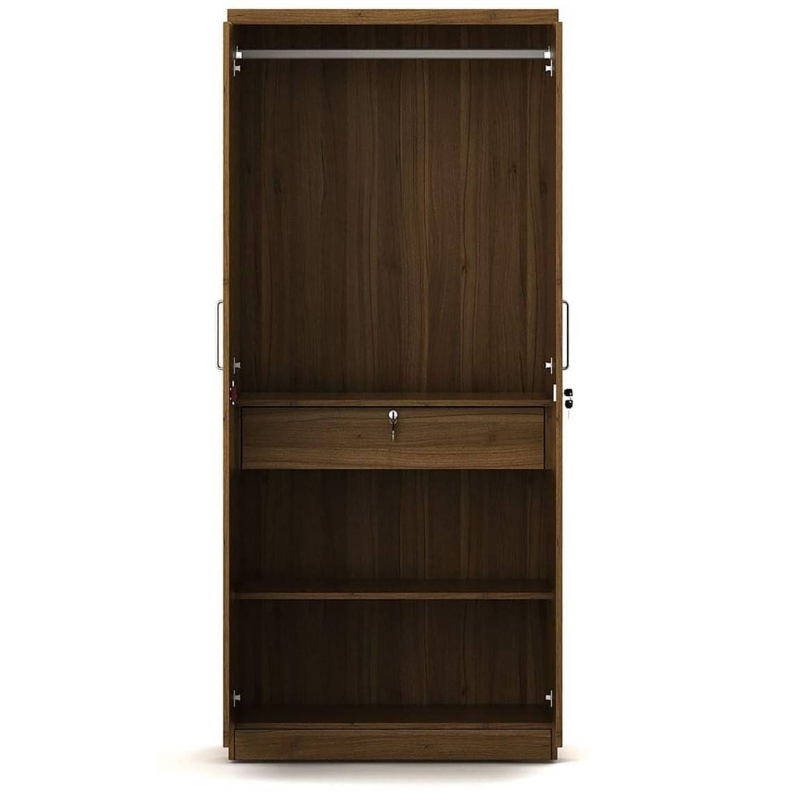 Catalina Double Door Engineered Wood Wardrobe