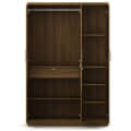 Catalina Triple Door Engineered Wood Wardrobe - top_view
