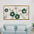 Orleans Green & White Metallic Wall Art - top_view