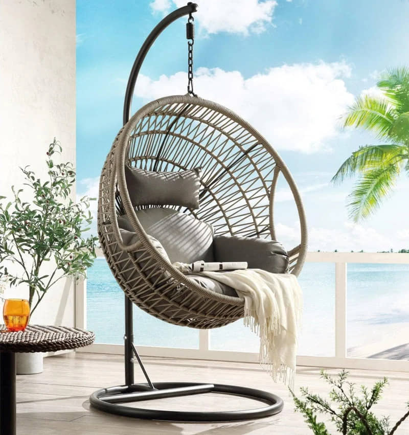 Tasmania Netted Rope Hanging Swing Chair