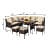 Loch 6 Pieces Patio Furniture Set With Cushions - rear_view