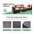 Loch Patio 4 Pieces Outdoor Sectional Sofa - top_view