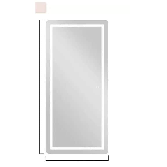 Ness Full Size Dressing Mirror - top_view