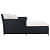 Tasmania Outdoor Daybed Patio Loveseat Sofa - left_view