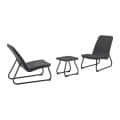 Argo 3 Piece Wicker Patio Furniture Set with Centre Table - top_view