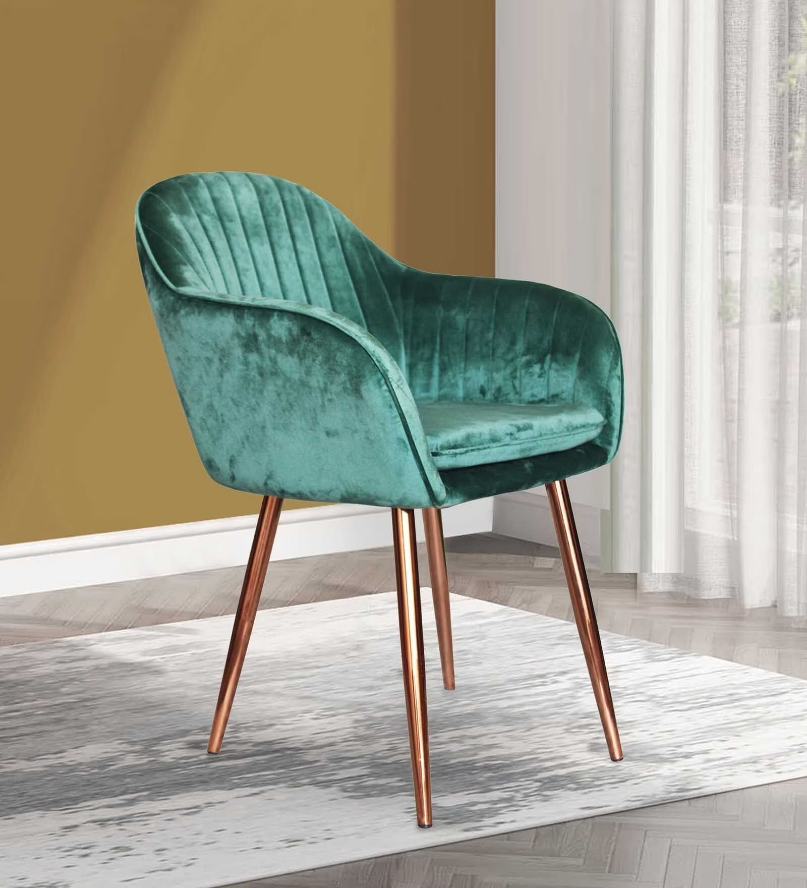 Velvet chair outlet