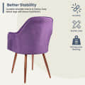 Swanson Plush Velvet Arm Chair - left_view