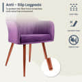 Swanson Plush Velvet Arm Chair - right_view