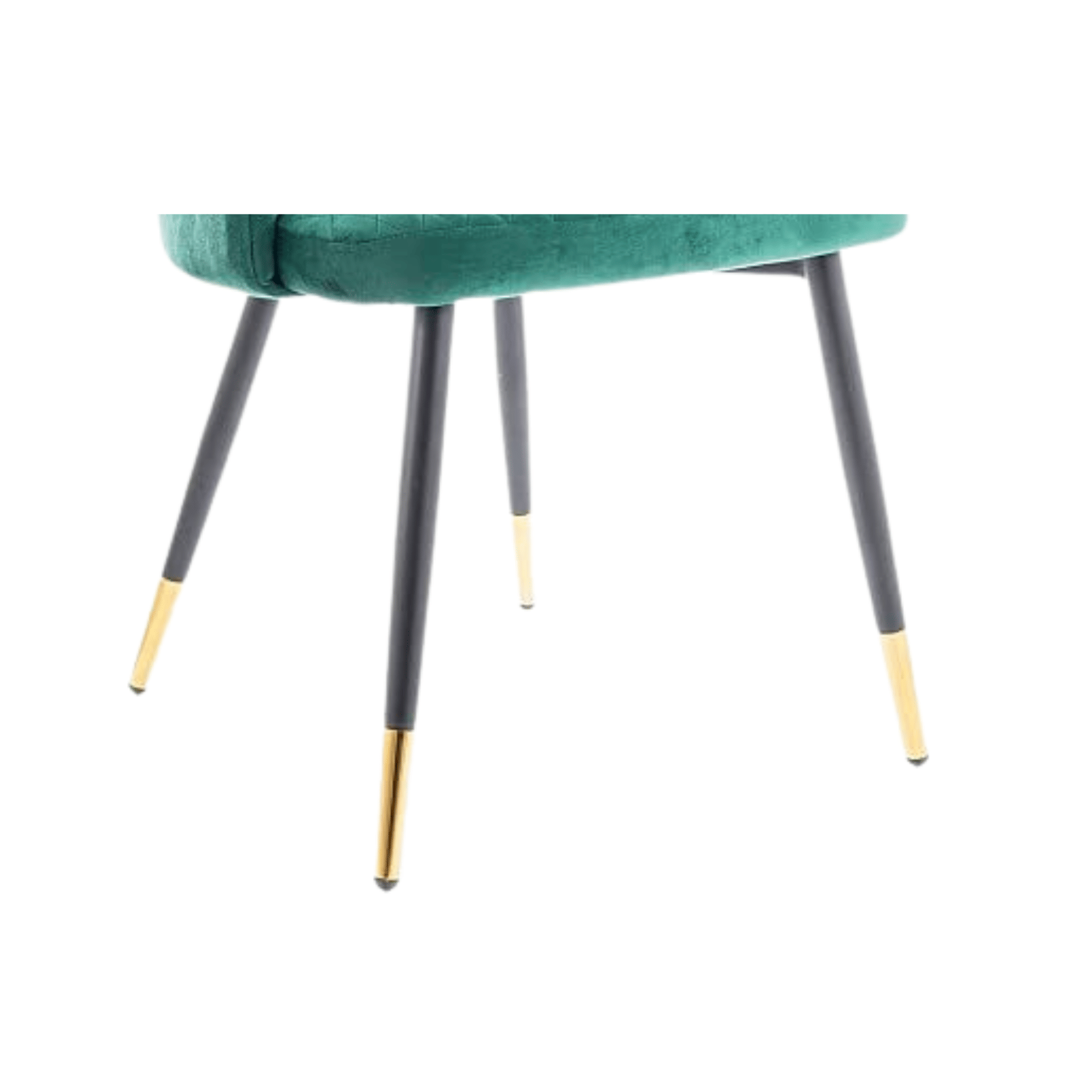 Clint Luxurious Green Velvet Arm Chair - front_view