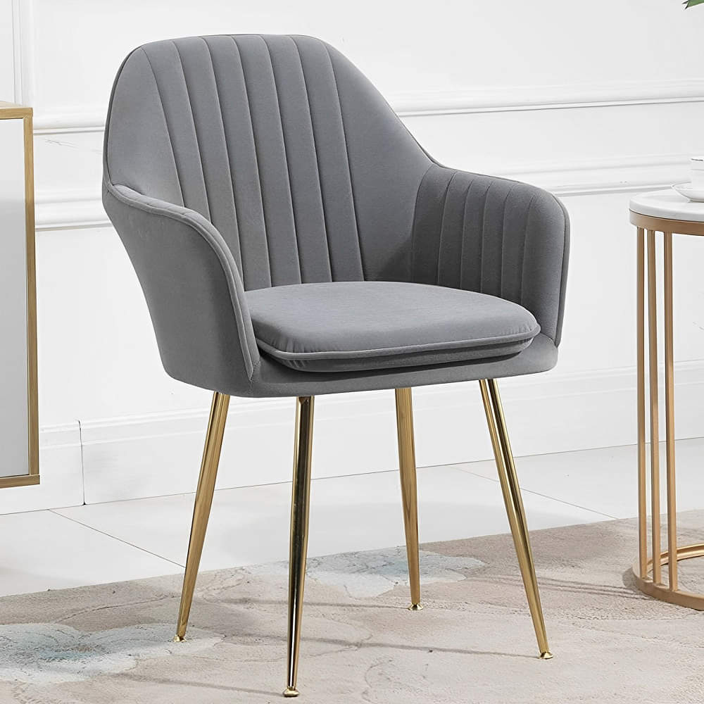 Tantra Modern Accent Arm Chair (Grey) - photo