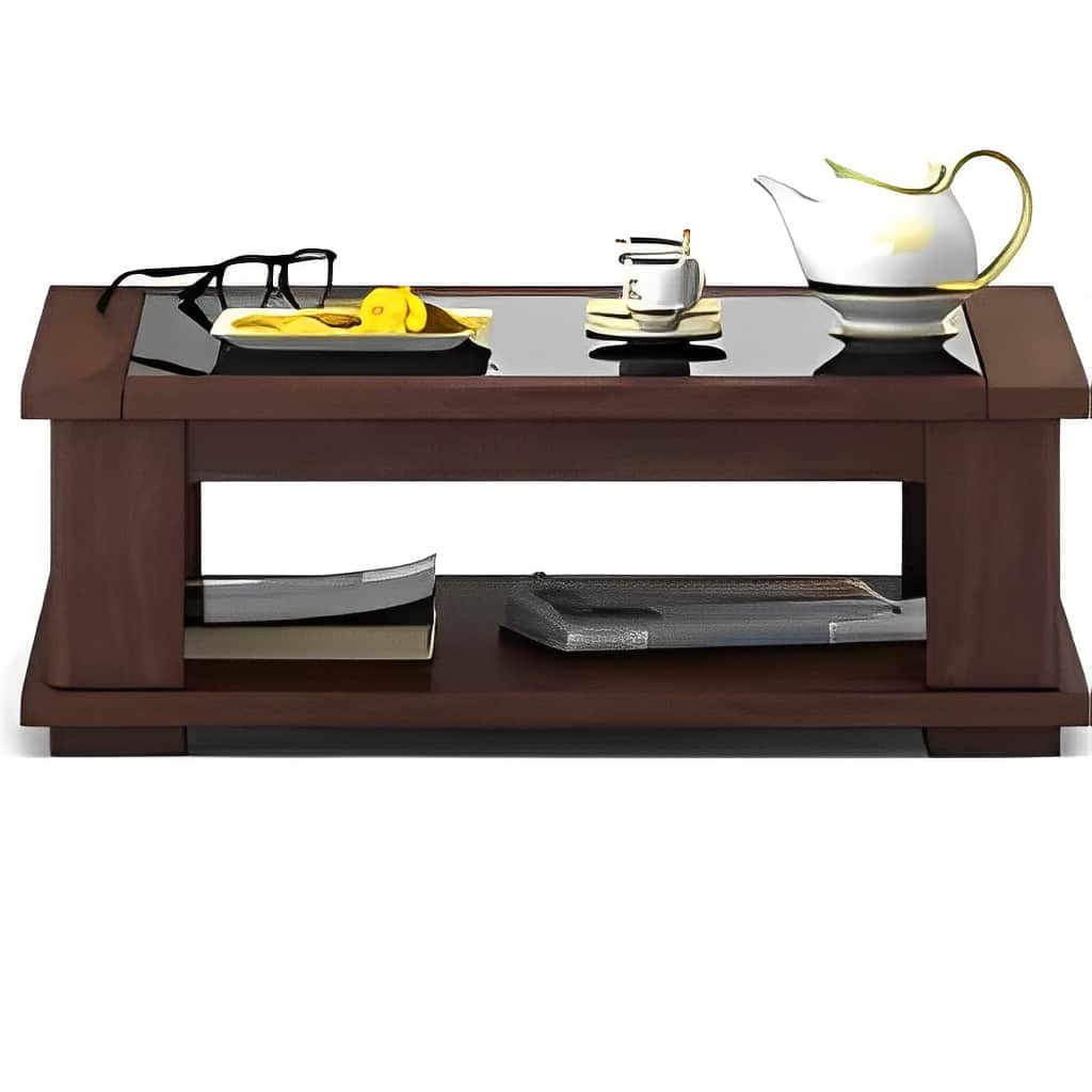 Saguaro Wooden Center Table - rear_view