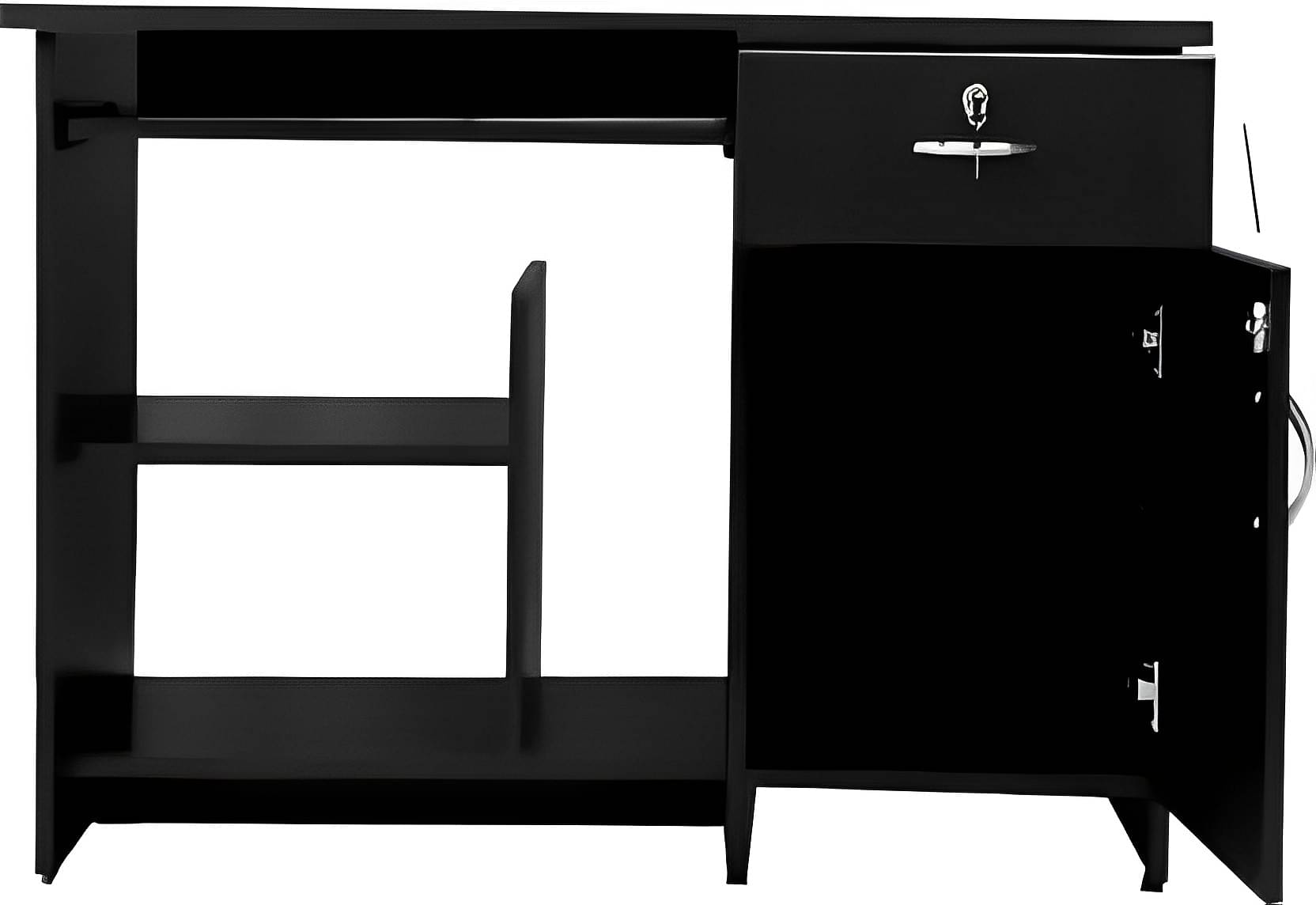 Tahoe Computer Table (Finish Color – Black, Pre-assembled)