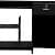 Tahoe Computer Table (Finish Color – Black, Pre-assembled) - photo