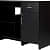 Tahoe Computer Table (Finish Color – Black, Pre-assembled) - top_view